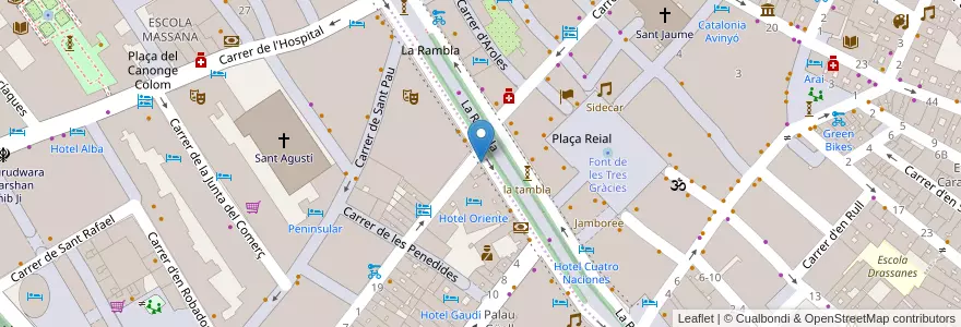 Mapa de ubicacion de Magic Star en Spain, Catalonia, Barcelona, Barcelonès, Barcelona.