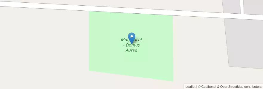 Mapa de ubicacion de Magnificat - Domus Aurea en Argentinië, San Luis, Belgrano, Comisión Municipal De Villa De La Quebrada.