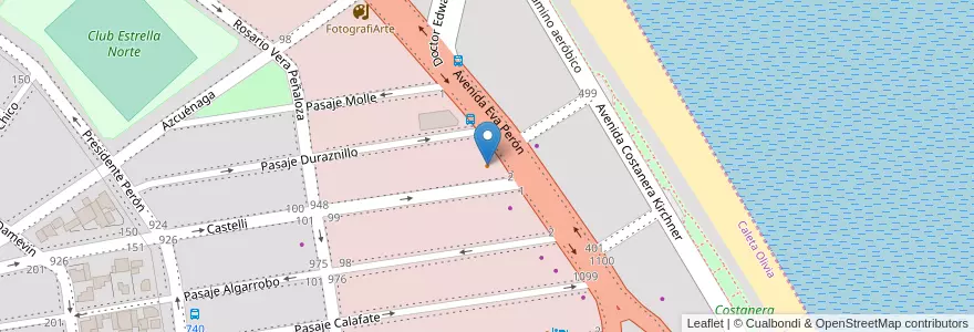 Mapa de ubicacion de Magnífico Gran Gourmet en Argentinië, Santa Cruz, Chili, Mercado De La Ciudad, Deseado, Caleta Olivia.
