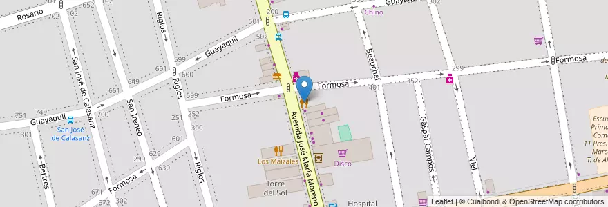 Mapa de ubicacion de Magno, Caballito en 阿根廷, Ciudad Autónoma De Buenos Aires, 布宜诺斯艾利斯, Comuna 6.