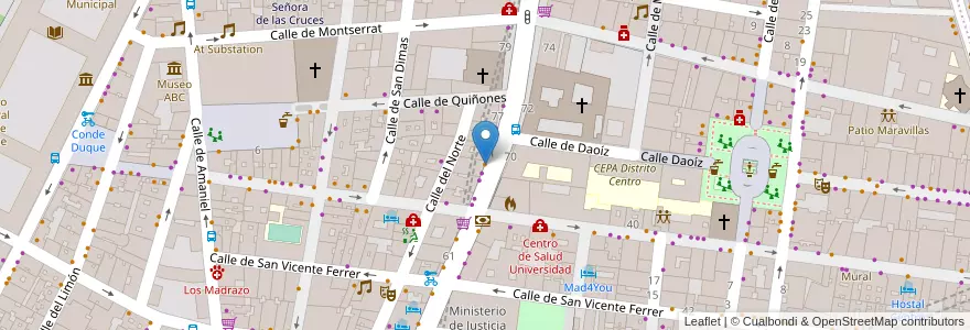 Mapa de ubicacion de Magumar en Spanje, Comunidad De Madrid, Comunidad De Madrid, Área Metropolitana De Madrid Y Corredor Del Henares, Madrid.