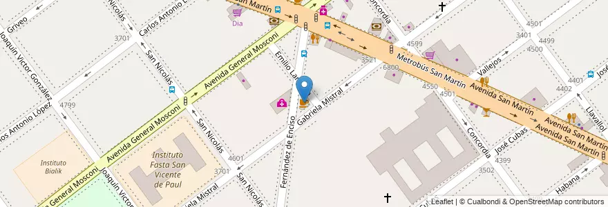 Mapa de ubicacion de Malca, Villa Devoto en آرژانتین, Ciudad Autónoma De Buenos Aires, Buenos Aires, Comuna 11.
