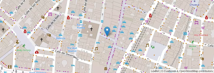 Mapa de ubicacion de Malvy's Shakes en Испания, Мадрид, Мадрид, Área Metropolitana De Madrid Y Corredor Del Henares, Мадрид.