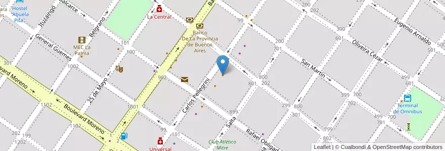 Mapa de ubicacion de Mamá Está Suelta en Argentina, Provincia Di Buenos Aires, Partido De San Pedro, San Pedro.