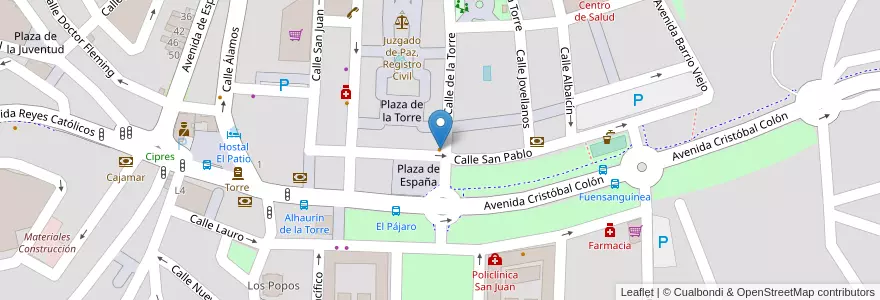 Mapa de ubicacion de Mama Luchia en スペイン, アンダルシア州, Málaga, Valle Del Guadalhorce, Alhaurín De La Torre.