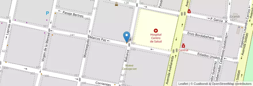Mapa de ubicacion de Mamma Mia en 아르헨티나, Tucumán, San Miguel De Tucumán, Departamento Capital, San Miguel De Tucumán.