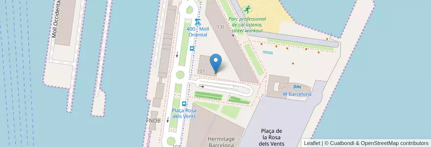 Mapa de ubicacion de Maná 75° en اسپانیا, Catalunya, Barcelona, Barcelonès, Barcelona.