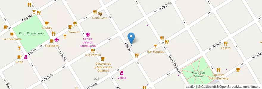Mapa de ubicacion de Mancedo en Arjantin, Buenos Aires, Partido De Quilmes, Quilmes.