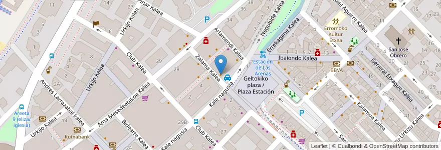 Mapa de ubicacion de Mandarin en 西班牙, 巴斯克, 比斯开, Bilboaldea, Getxo.