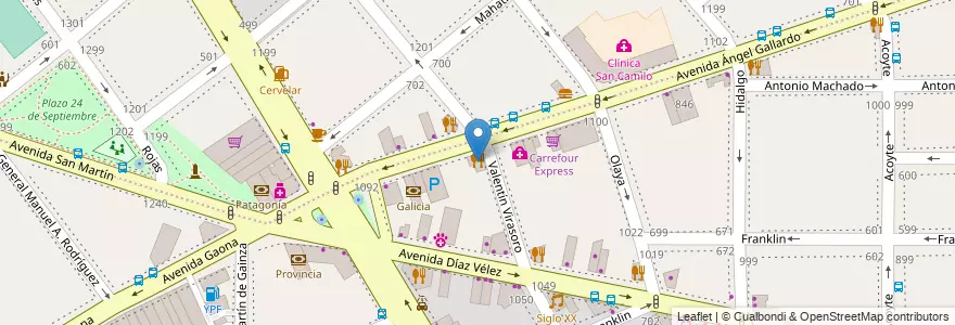 Mapa de ubicacion de Mangiata, Caballito en Arjantin, Ciudad Autónoma De Buenos Aires, Buenos Aires, Comuna 6.