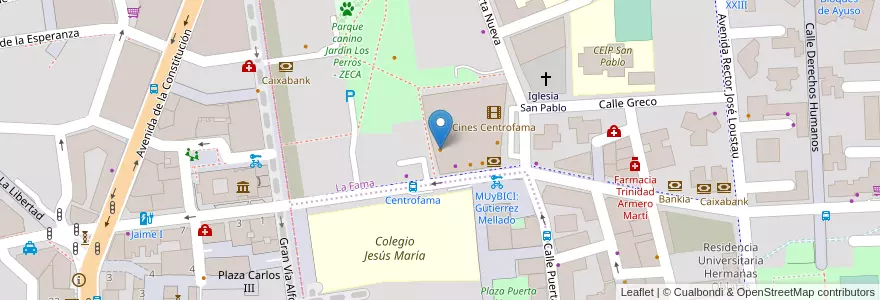 Mapa de ubicacion de Mano a Mano en Spanje, Murcia, Murcia, Área Metropolitana De Murcia, Murcia.