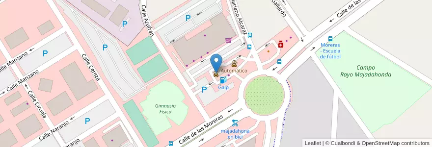Mapa de ubicacion de Manual en إسبانيا, منطقة مدريد, منطقة مدريد, Área Metropolitana De Madrid Y Corredor Del Henares, Majadahonda.