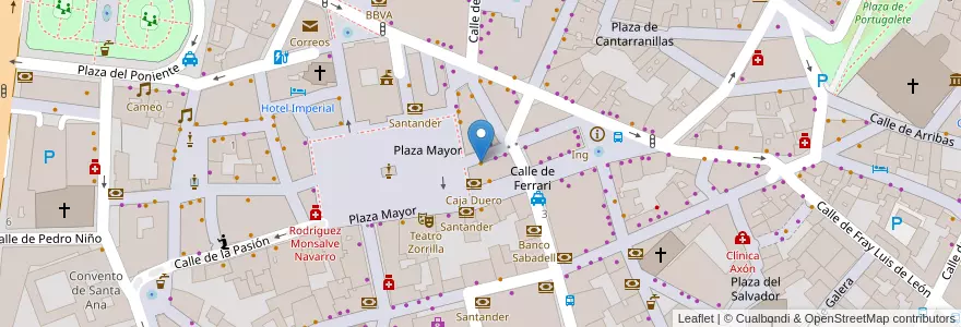 Mapa de ubicacion de Manuel Iborra en España, Castilla Y León, Valladolid, Valladolid.