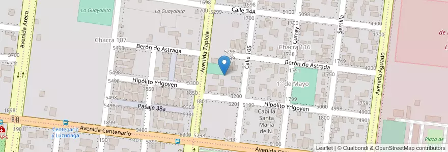 Mapa de ubicacion de Manzana 10 en アルゼンチン, ミシオネス州, Departamento Capital, Municipio De Posadas, Posadas.