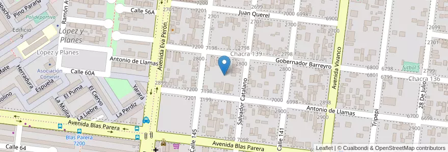 Mapa de ubicacion de Manzana 10 en Argentine, Misiones, Departamento Capital, Municipio De Posadas, Posadas.