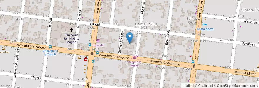 Mapa de ubicacion de Manzana 10 en Argentinië, Misiones, Departamento Capital, Municipio De Posadas, Posadas.