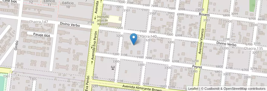 Mapa de ubicacion de Manzana 10 en Arjantin, Misiones, Departamento Capital, Municipio De Posadas, Posadas.