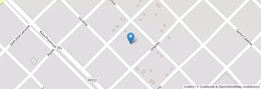 Mapa de ubicacion de Manzana 108 en Arjantin, Misiones, Departamento Apóstoles, Municipio De Azara, Azara.
