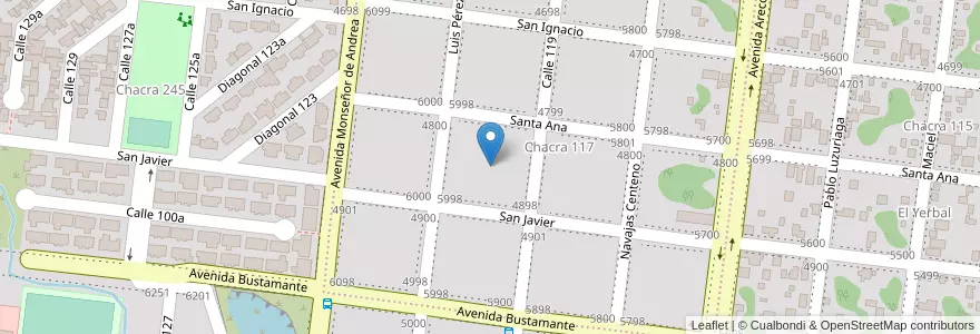 Mapa de ubicacion de Manzana 11 en Аргентина, Misiones, Departamento Capital, Municipio De Posadas, Posadas.
