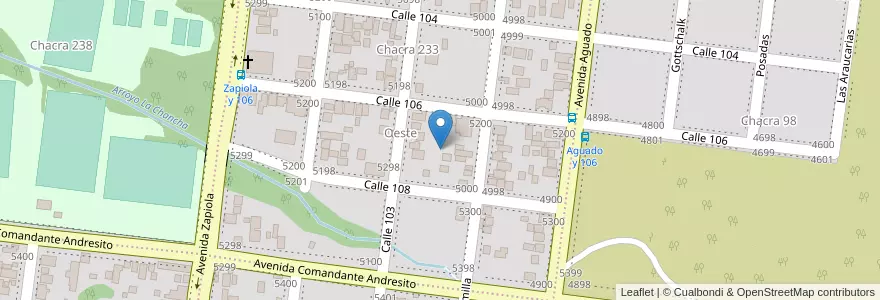 Mapa de ubicacion de Manzana 11 en Argentinië, Misiones, Departamento Capital, Municipio De Posadas, Posadas.