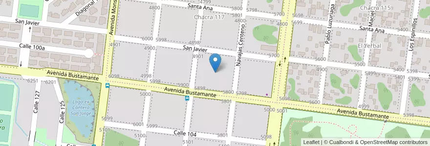 Mapa de ubicacion de Manzana 11 en 아르헨티나, Misiones, Departamento Capital, Municipio De Posadas, Posadas.