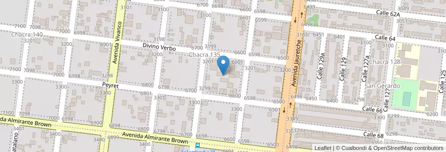 Mapa de ubicacion de Manzana 11 en アルゼンチン, ミシオネス州, Departamento Capital, Municipio De Posadas, Posadas.