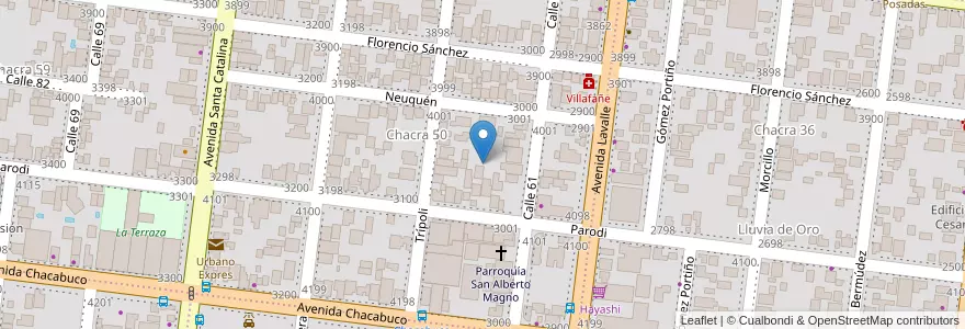 Mapa de ubicacion de Manzana 11 en Argentine, Misiones, Departamento Capital, Municipio De Posadas, Posadas.