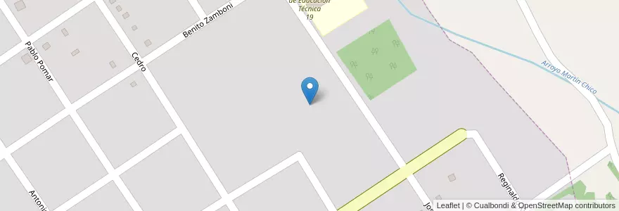 Mapa de ubicacion de Manzana 110 en アルゼンチン, ミシオネス州, Departamento Candelaria, Municipio De Santa Ana, Santa Ana.