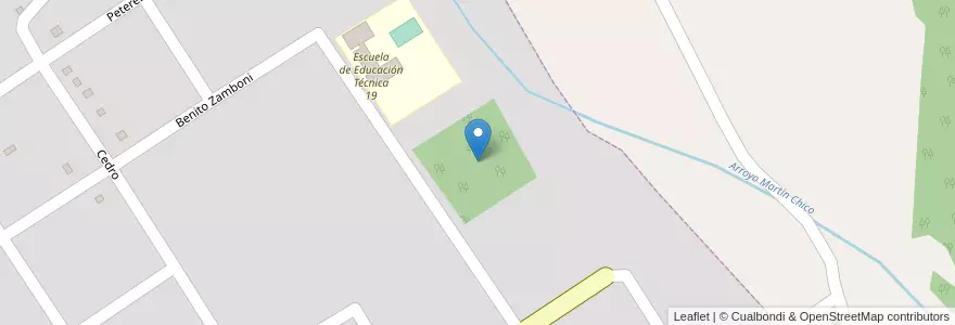 Mapa de ubicacion de Manzana 111 en アルゼンチン, ミシオネス州, Departamento Candelaria, Municipio De Santa Ana, Santa Ana.
