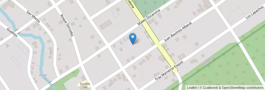 Mapa de ubicacion de Manzana 113 en 阿根廷, Misiones, Departamento San Pedro, Municipio De San Pedro, San Pedro.