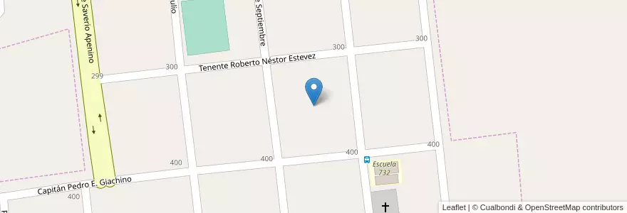 Mapa de ubicacion de Manzana 115 en アルゼンチン, ミシオネス州, Departamento Concepción, Municipio De Concepción De La Sierra.