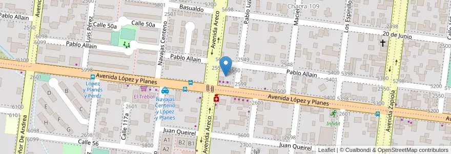 Mapa de ubicacion de Manzana 12 en Argentine, Misiones, Departamento Capital, Municipio De Posadas, Posadas.