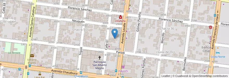 Mapa de ubicacion de Manzana 12 en アルゼンチン, ミシオネス州, Departamento Capital, Municipio De Posadas, Posadas.