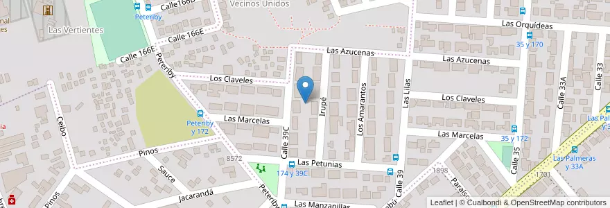 Mapa de ubicacion de Manzana 126 en アルゼンチン, ミシオネス州, Departamento Capital, Municipio De Posadas.