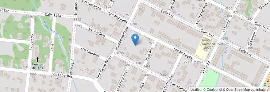 Mapa de ubicacion de Manzana 126 en アルゼンチン, ミシオネス州, Departamento Capital, Municipio De Posadas, Posadas.