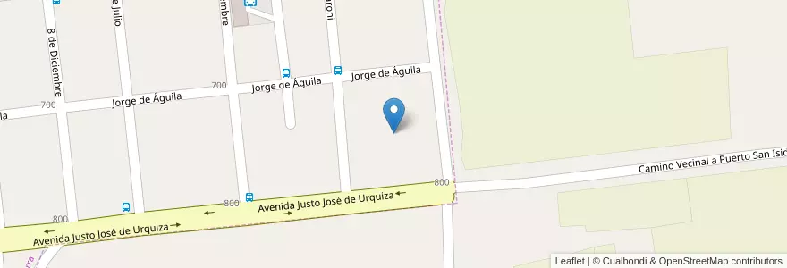 Mapa de ubicacion de Manzana 126 en Argentina, Misiones, Departamento Concepción, Municipio De Concepción De La Sierra.