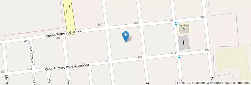 Mapa de ubicacion de Manzana 127 en Argentine, Misiones, Departamento Concepción, Municipio De Concepción De La Sierra.