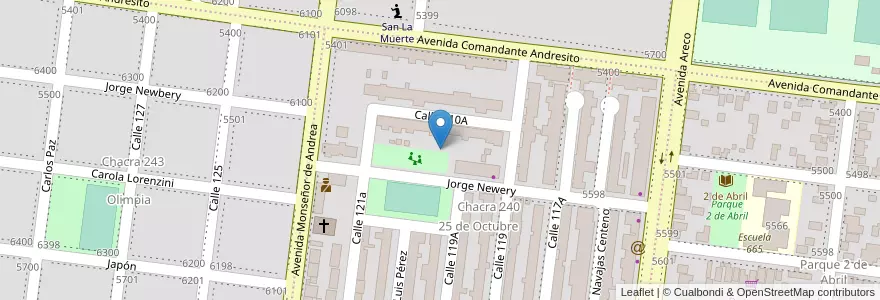 Mapa de ubicacion de Manzana 13 en Argentine, Misiones, Departamento Capital, Municipio De Posadas, Posadas.