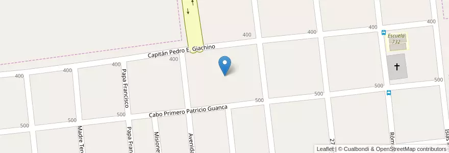 Mapa de ubicacion de Manzana 131 en Argentinien, Misiones, Departamento Concepción, Municipio De Concepción De La Sierra.