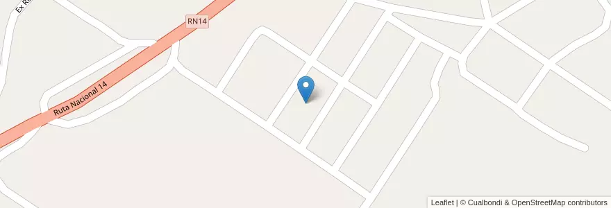 Mapa de ubicacion de Manzana 133 en アルゼンチン, ミシオネス州, Departamento General Manuel Belgrano, Municipio De Bernardo De Irigoyen.