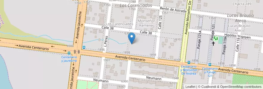 Mapa de ubicacion de Manzana 14 en آرژانتین, Misiones, Departamento Capital, Municipio De Posadas, Posadas.