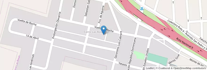 Mapa de ubicacion de Manzana 141 en Arjantin, Jujuy, Departamento Doctor Manuel Belgrano, Municipio De San Salvador De Jujuy.