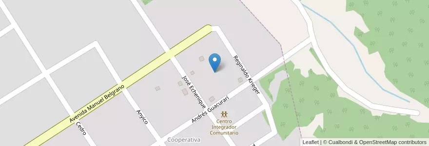 Mapa de ubicacion de Manzana 144 en アルゼンチン, ミシオネス州, Departamento Candelaria, Municipio De Santa Ana, Santa Ana.