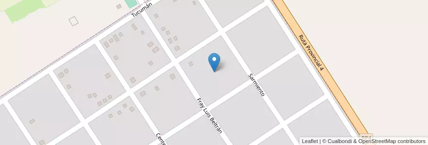 Mapa de ubicacion de Manzana 15 en アルゼンチン, ミシオネス州, Departamento Candelaria, Municipio De Bonpland, Bonpland.