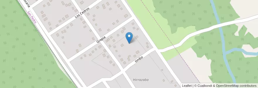 Mapa de ubicacion de Manzana 151 en Arjantin, Misiones, Departamento San Pedro, Municipio De San Pedro.