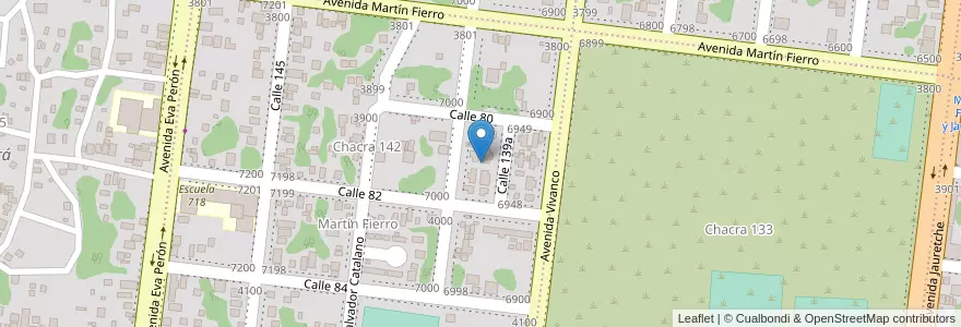 Mapa de ubicacion de Manzana 17 en Arjantin, Misiones, Departamento Capital, Municipio De Posadas, Posadas.