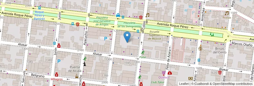 Mapa de ubicacion de Manzana 172 en Arjantin, Misiones, Departamento Capital, Municipio De Posadas, Posadas.