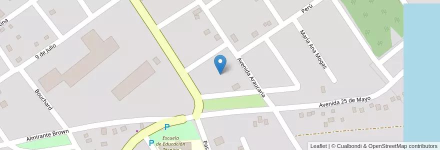 Mapa de ubicacion de Manzana 172 en الأرجنتين, Misiones, Departamento San Pedro, Municipio De San Pedro, San Pedro.