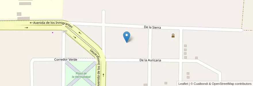 Mapa de ubicacion de Manzana 18 en 阿根廷, Misiones, Departamento Libertador General San Martín, Municipio De Ruiz De Montoya.
