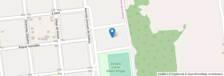 Mapa de ubicacion de Manzana 18 en 阿根廷, Misiones, Departamento Concepción, Municipio De Concepción De La Sierra.